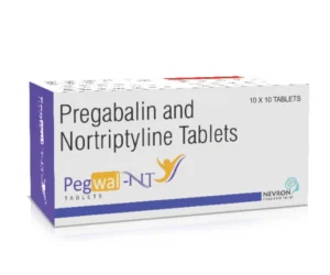 Pegwal NT Tablets Pregabalin 75mg Nortriptyline 10mg Neuropathic Pain Relief Medicine Sarian Healthcare