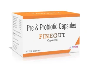 Pre and Probiotic Capsules with FOS for Digestion | FINEGUT Capsules