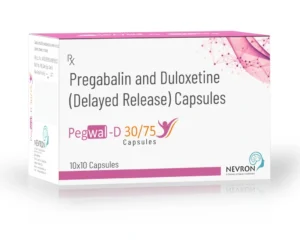 Pegwal D 30/75 Capsules Pregabalin 75mg Duloxetine 30mg Neuropathic Pain Relief High Strength Sarian Healthcare