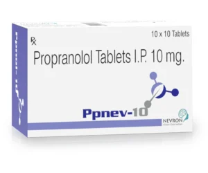 Ppnev 10 Tablet Propranolol 10mg for migraine prevention and anxiety control