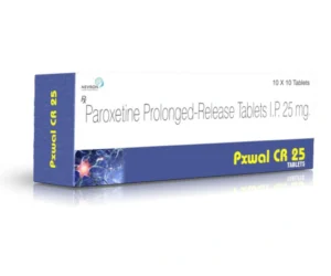 Pxwal CR 25 Tablet Paroxetine 25mg prolonged release antidepressant for anxiety depression and panic disorder