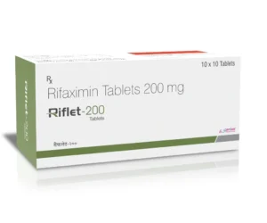 Rifaximin 200mg Tablet for Diarrhea Treatment | RIFLET 200 Tablets