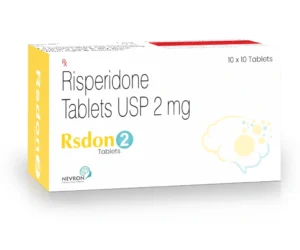 Rsdon 2 Tablets Risperidone 2mg Anti Psychotic Medicine by Sarian Healthcare