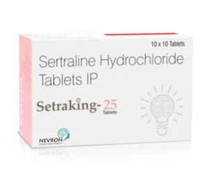 Setraking 25 Tablet Sertraline 25mg SSRI antidepressant for depression anxiety OCD panic disorder