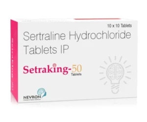 Setraking 50 Tablet Sertraline 50mg SSRI antidepressant for depression anxiety OCD panic disorder