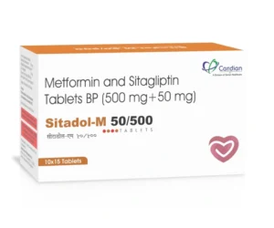 SITADOL-M 50/500 Tablets – Sitagliptin 50mg and Metformin 500mg Antidiabetic Tablets by SARIAN Healthcare