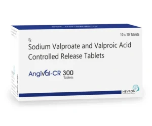 Angival CR 300 Tablets Sodium Valproate Valproic Acid Controlled Release Anti Epileptic Medicine Sarian Healthcare