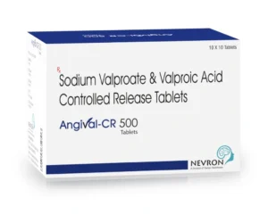 Angival CR 500 Tablets Sodium Valproate 333mg Valproic Acid 145mg Controlled Release Anti Seizure Medicine Sarian Healthcare