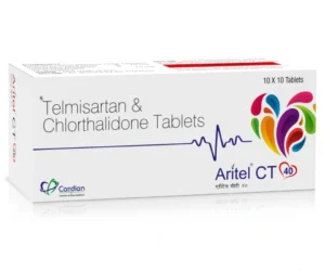 ARITEL CT 40 Tablets Telmisartan 40mg Chlorthalidone 12.5mg antihypertensive combination medicine Sarian Healthcare
