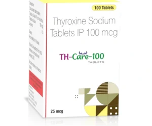 TH-CARE 100 Tablets Thyroxine Sodium 100mcg Thyroid Disorder Medicine by SARIAN Healthcare