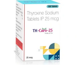 TH-CARE 25 Tablets Thyroxine Sodium 25mcg Thyroid Disorder Medicine by SARIAN Healthcare