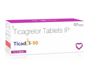 TICADOL-90 Tablets Ticagrelor 90mg Antiplatelet Medicine for Heart Attack and Stroke Prevention by SARIAN Healthcare