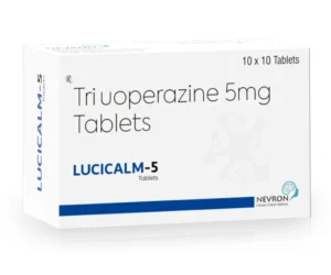 Lucicalm 5 Tablets Trifluoperazine 5mg antipsychotic medicine by Sarian Healthcare