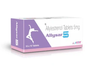 ALLYSAR 5 Tablet Allylestrenol 5mg tablet for pregnancy support and prevention of threatened miscarriage by Sarian Healthcare