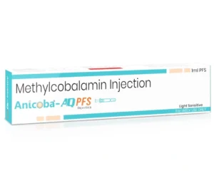 ANICOBA AQ PFS Injection Methylcobalamin 1500mcg prefilled syringe for nerve health and B12 deficiency treatment by Sarian Healthcare