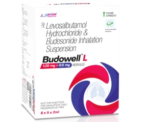 Budesonide 0.5mg + Levosalbutamol 1.25mg Respules – BUDOWELL-L 500/1.25 by Sarian Healthcare