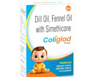 Simethicone 40mg Oral Drops with Dill Oil and Fennel Oil – COLIGLAD DROPS by Sarian Healthcare