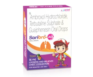 Ambroxol, Terbutaline & Guaiphenesin | SARIBRO-AM ORAL DROPS