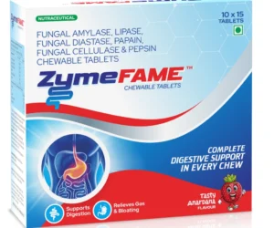 Fungal Amylase 25mg + Lipase 25mg + Fungal Diastase 12mg Tablets – ZYMEFAME CHEWABLE TAB