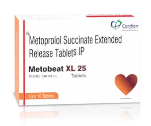 Metoprolol Succinate 25 mg Prolonged Release Tablet | METOBEAT-XL-25