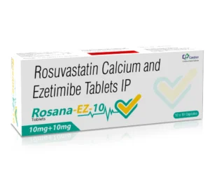 Rosuvastatin 10 mg + Ezetimibe 10 mg Tablet | ROSANA-EZ-10