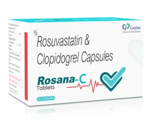 Rosuvastatin 10 mg + Clopidogrel 75 mg Tablet | ROSANA-C